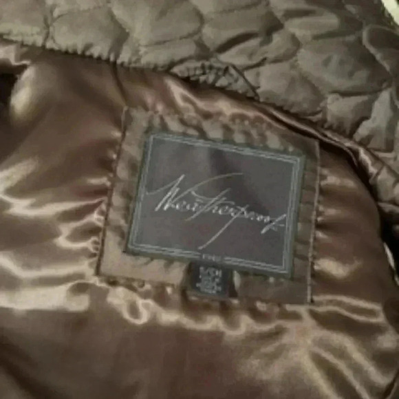 Weatherproof Quilted Brown Zip Front Vest Women’s Sz Small EUC - Picture 9 of 9